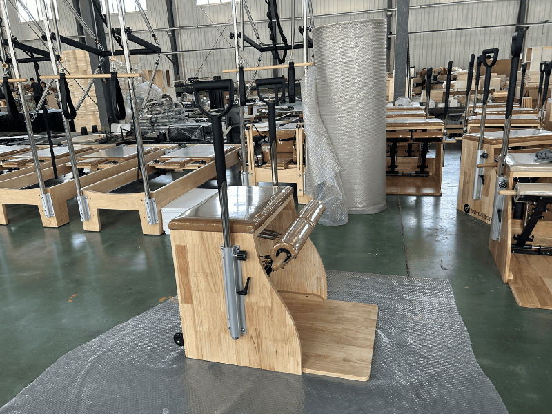 Commercial Pilates chair and ladder barrel equipment
