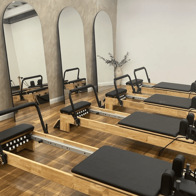 OEM Pilates reformer factory making custom reformers for studios