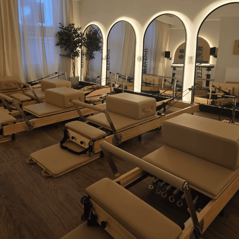 Professional Pilates reformer manufacturer serving commercial studios